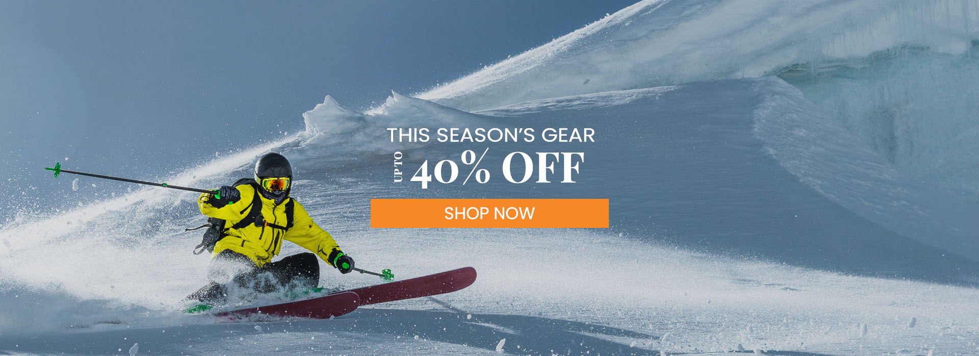 Save up to 40% OFF this season's ski and snowboard gear at BlueZone Sports!