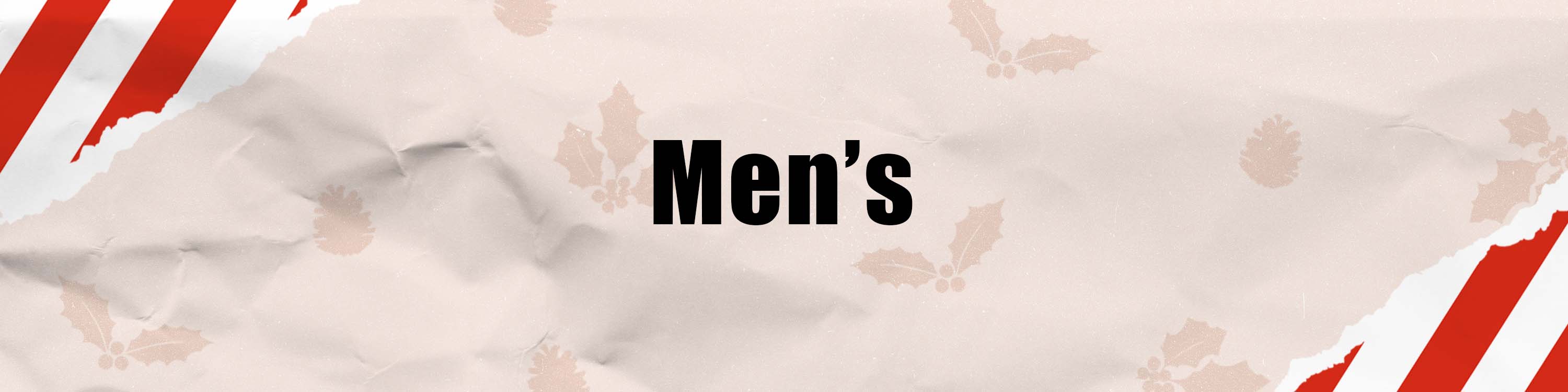 Holiday gift guide header for him