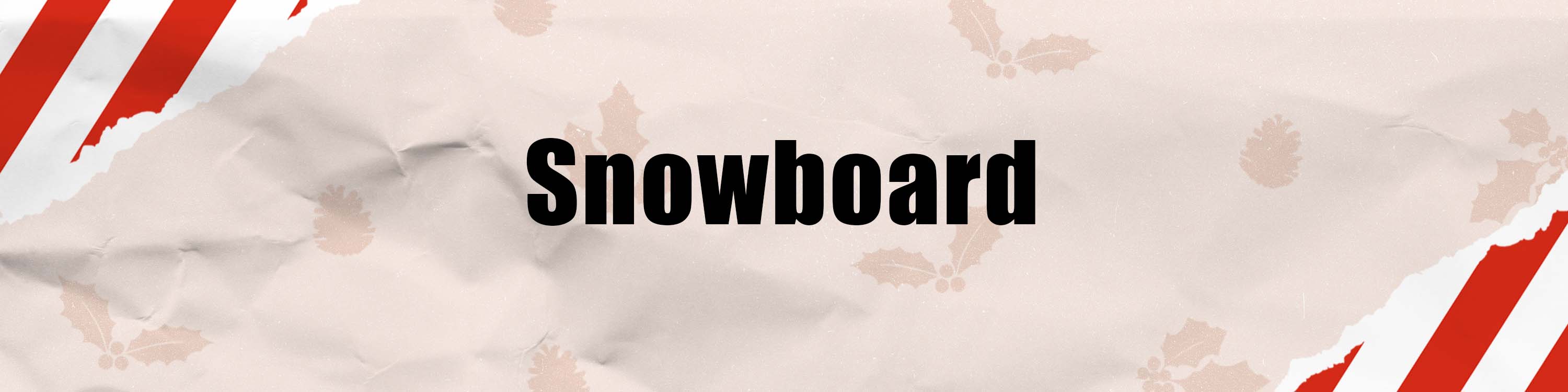 Holiday gift guide header for the snowboarder