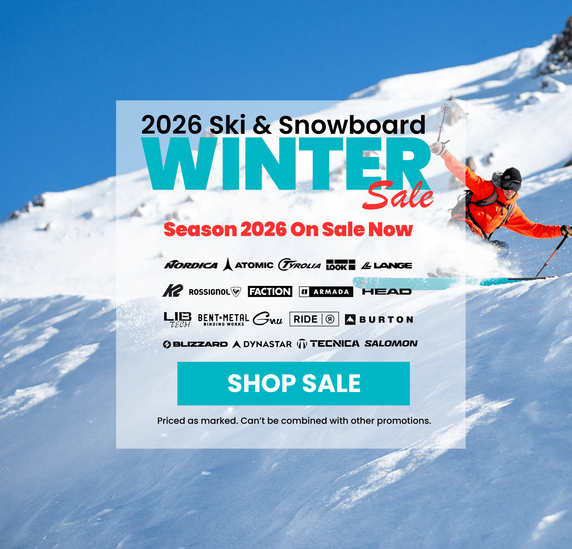 March 2026 winter Sale Ski & Snowboard