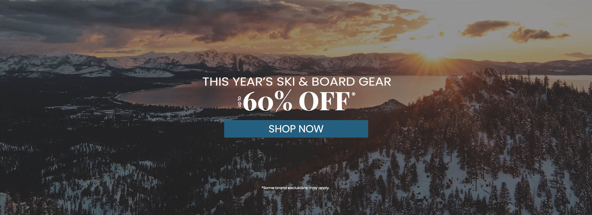 Save up to 60% OFF this year's ski & board gear at BlueZone Sports!