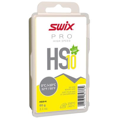 Swix High Speed Wax - HS10 Yellow, 0°C/+10°C, 60g