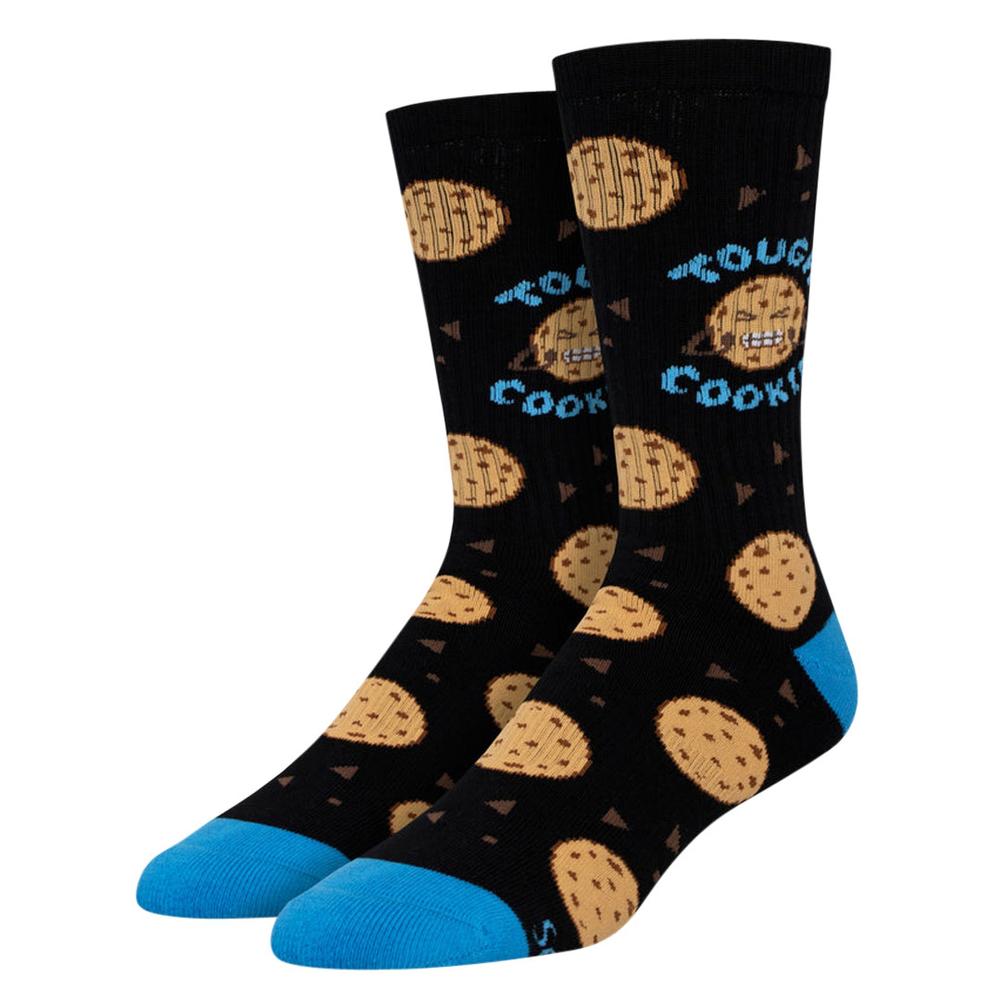 Socksmith Unisex Tough Cookie Athletic Socks BLACK
