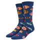 Socksmith Men's Bamboo Tropical Fish Socks BLUE