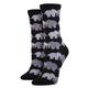 Socksmith Women's Elephant Love Socks BLACK