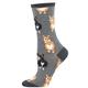 Socksmith Women's Corgi Butt Socks CHARCOALHEATHER