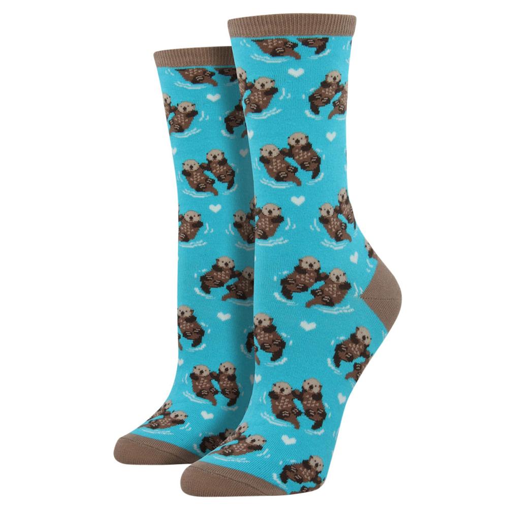 Socksmith Women's Significant Otter Socks BRIGHTBLUE