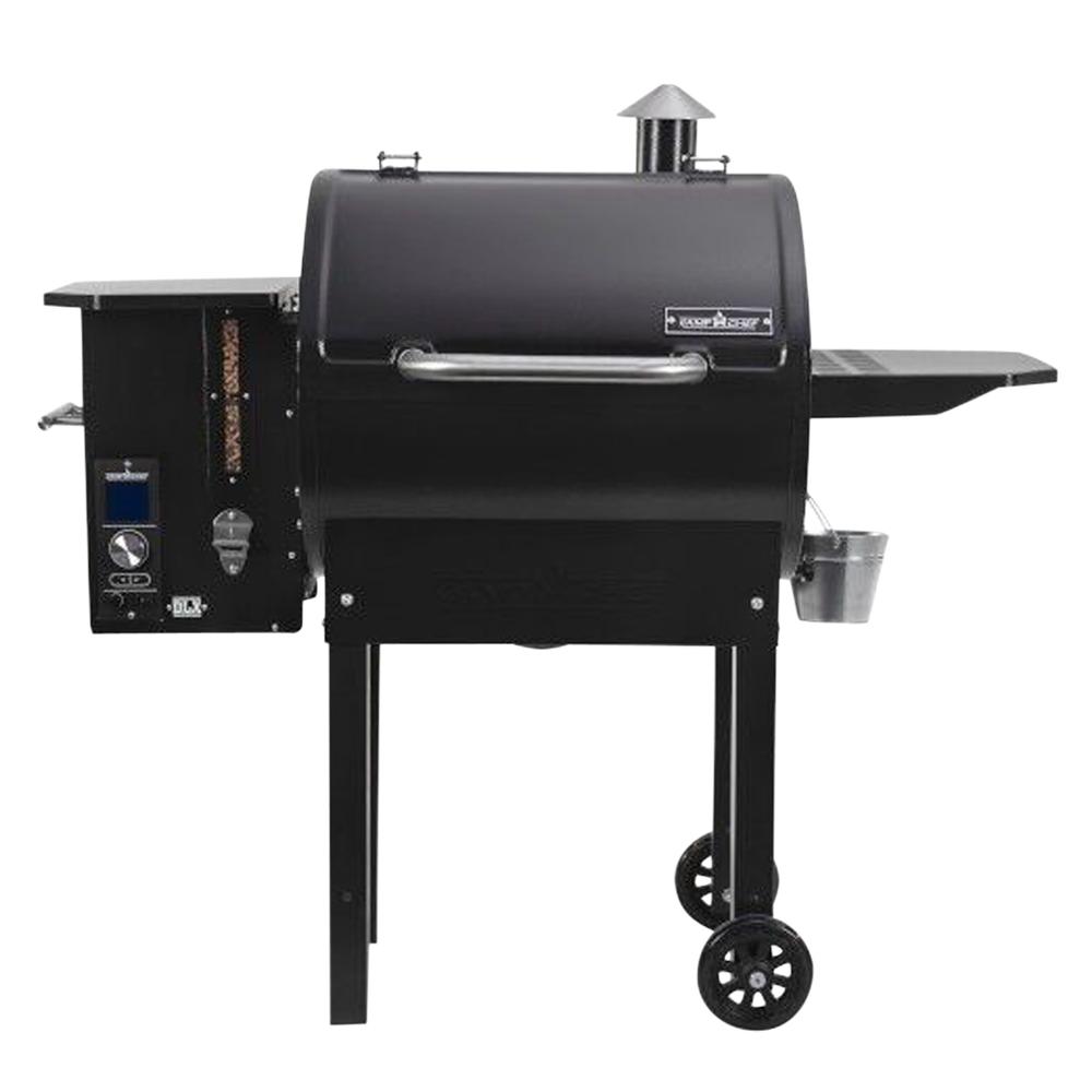Camp Chef SmokePro DLX Wood Pellet Outdoor BBQ Grill and Smoker BLACK