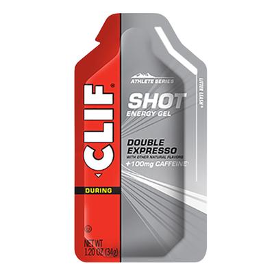 Clif Bar Shot Energy Gel Double Expresso Flavor with Caffeine