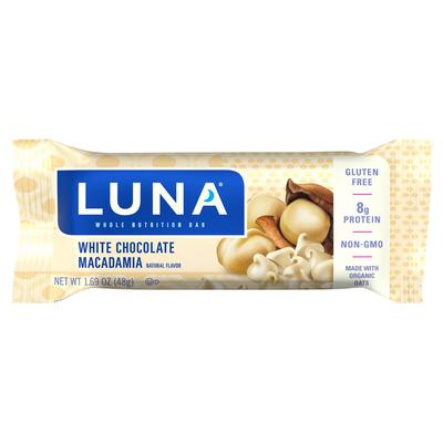 Luna Bar White Chocolate Macadamia Flavor