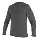 O'Neill Men's Basic Skins L/S Rash Tee SMOKE