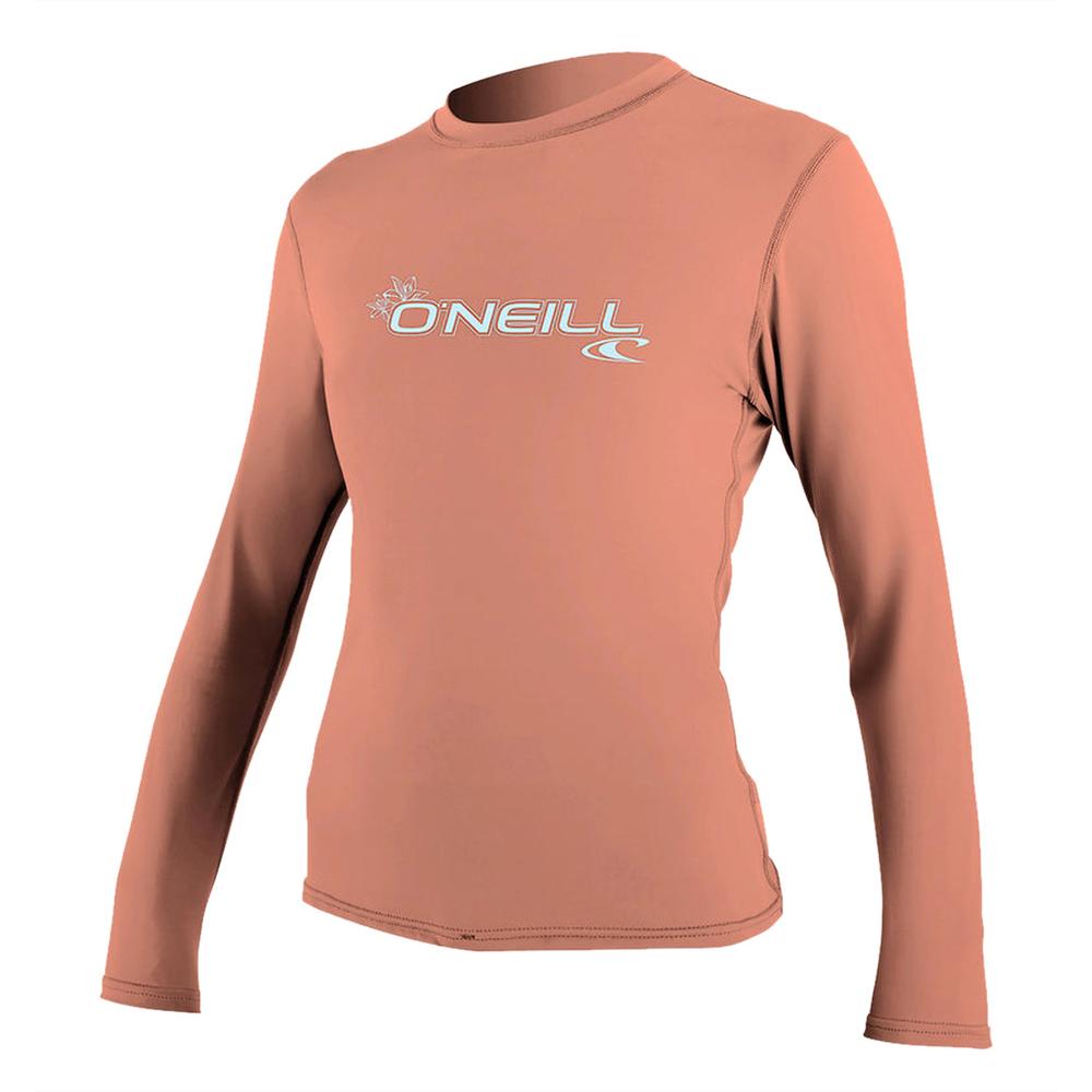 O'Neill Women's Basic 50+ L/S Sun Shirt GRAPHITE