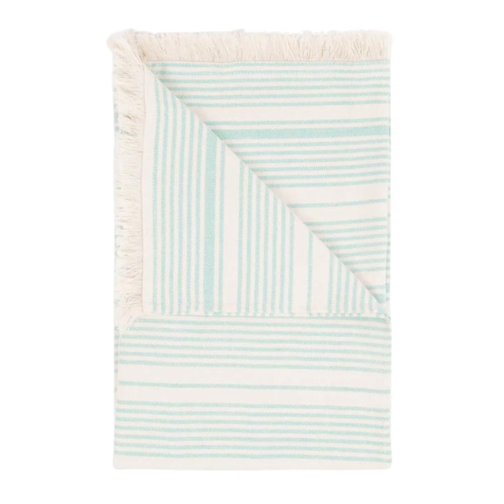 Layday Charter Flat Weave Beach Towel SEAFOAM