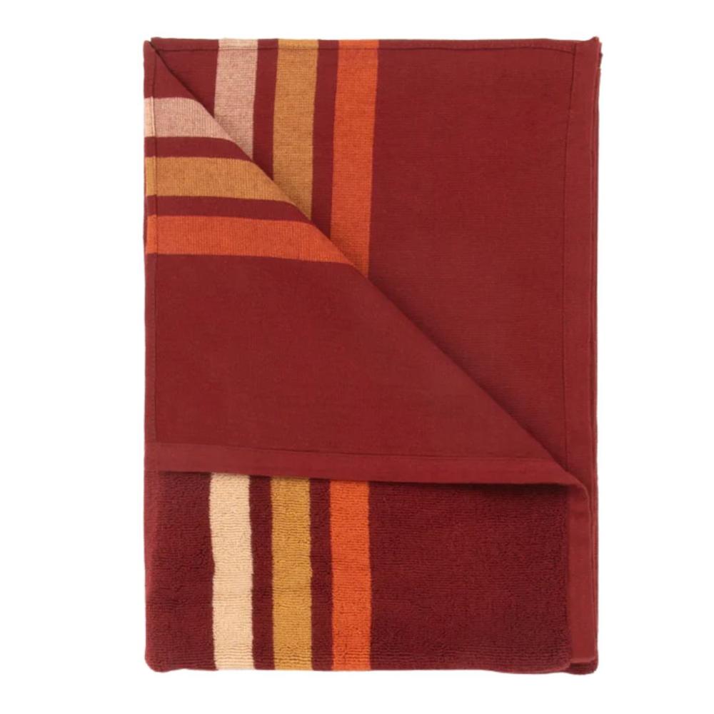 Layday Pontoon Journey Beach Towel MERLOT