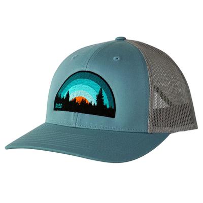RISE Designs Turquoise Sunset Trucker Hat