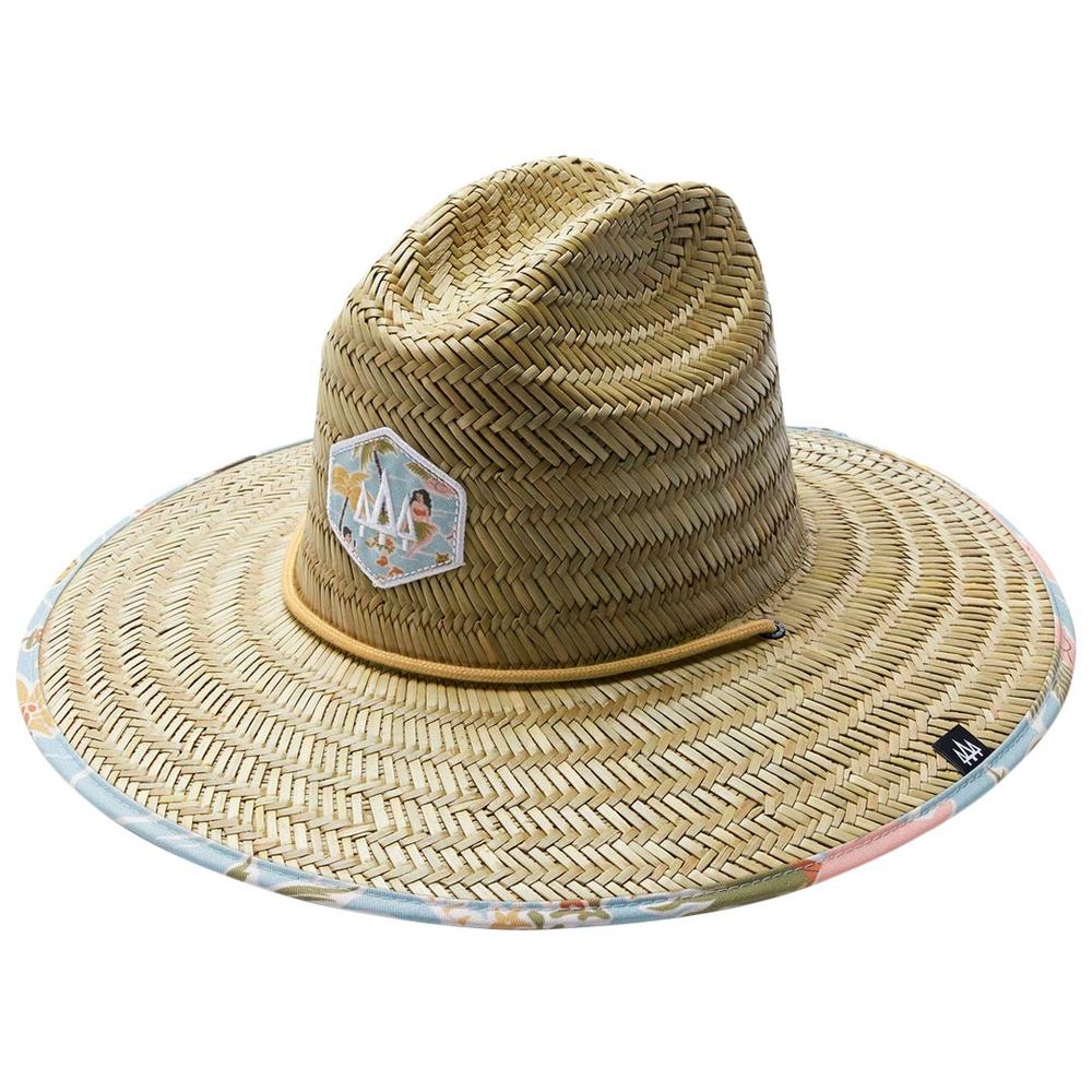 Hemlock Unisex Islander Straw Hat HULADOLPHINPRINT