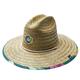 Hemlock Unisex Caicos Straw Hat PARROTPRINT