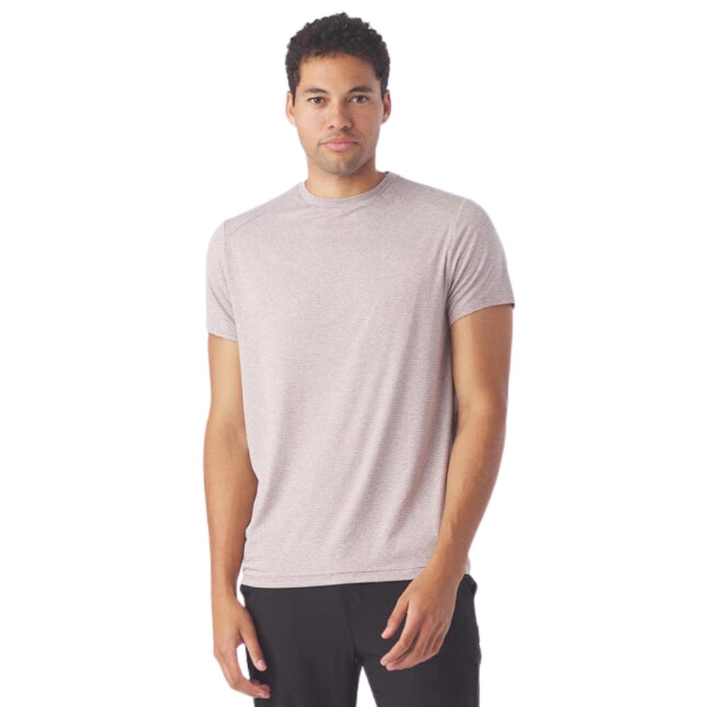 Glyder Men's Salton Short Sleeve T-Shirt HEATHERMAUVE/WHITEST