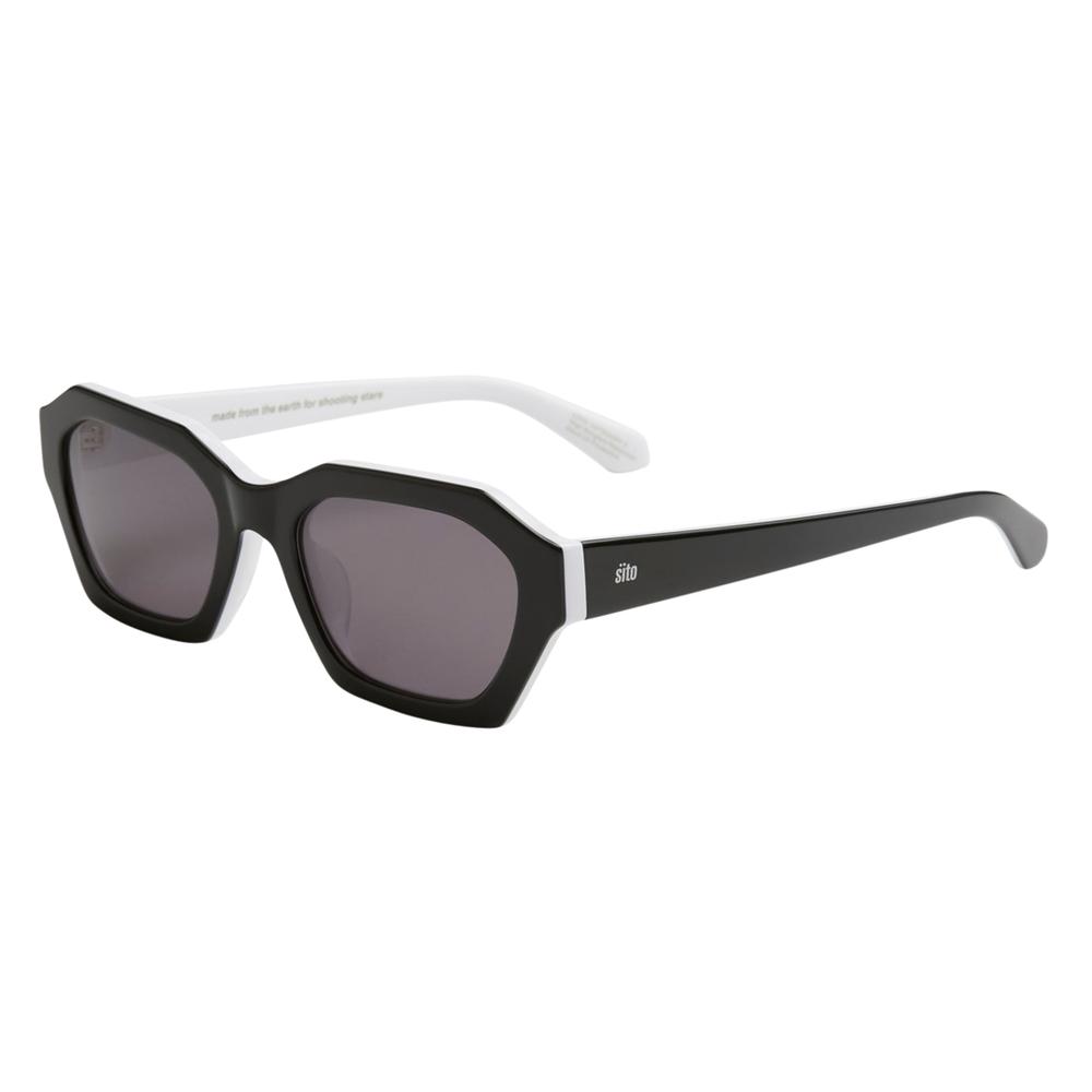 SITO Kinetic Sunglasses BLACKWHITE/IRONGREY