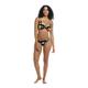 Body Glove Women's Tropical Island Solo D-F Cup Bikini Top BLACK