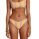 RVCA Women's Micro Magic Reversible High Leg Bikini Bottoms TANGERINE
