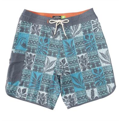 Quiksilver Waterman Leaf Boxes Scallop Boardshorts