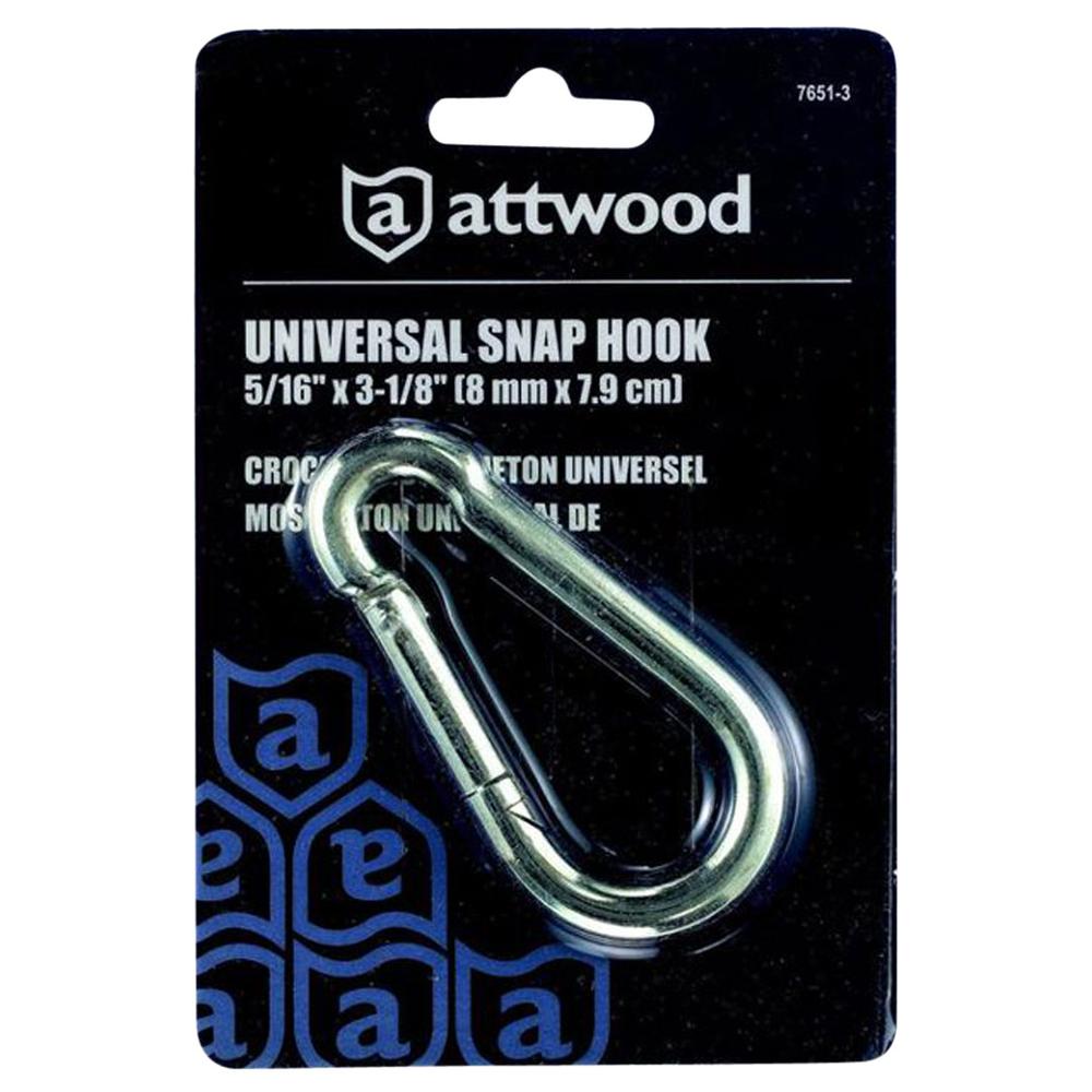  Attwood Universal Snap Hook/Marine Carabiner 3- 1/8 In.