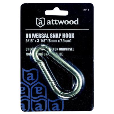 Attwood Universal Snap Hook/Marine Carabiner 3-1/8 in.