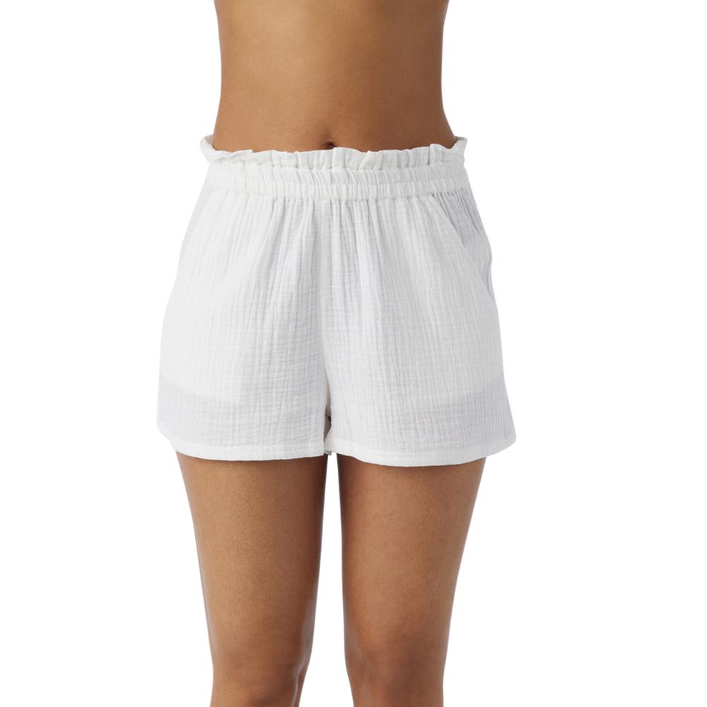 O'Neill Women's Carla Double Gauze Shorts WHITE