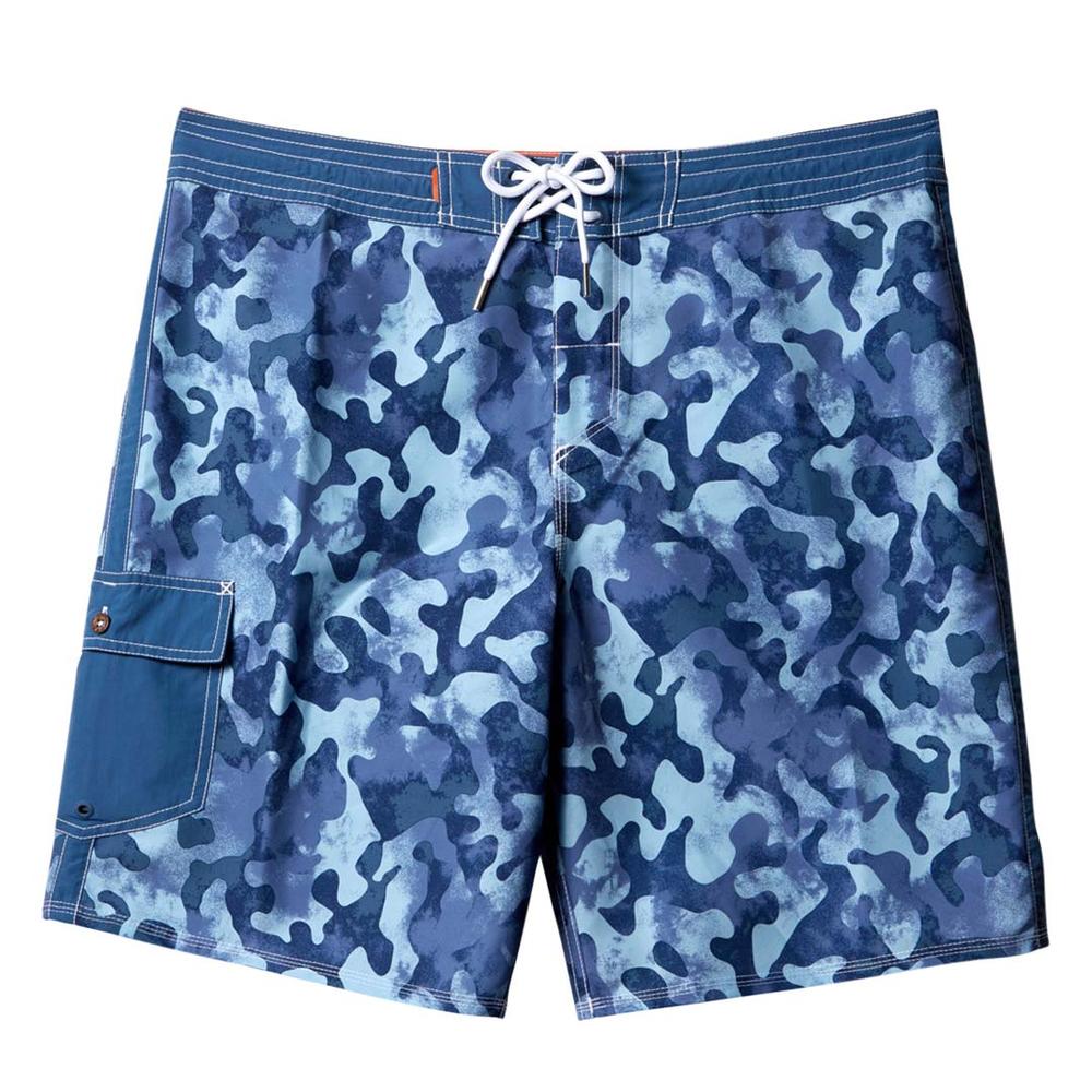 Quiksilver Men's Throwback Camo Boardshorts ENSIGNBLUE