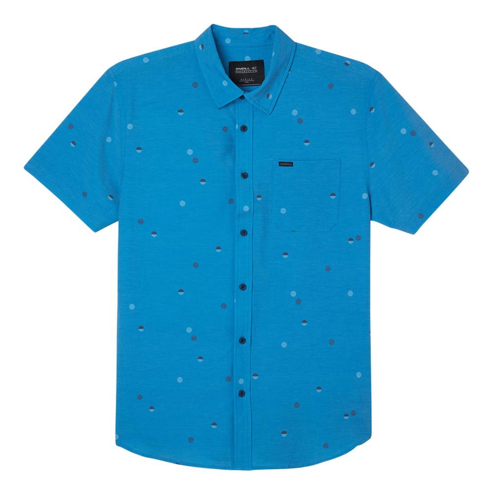 O'Neill Men's Trvlr UPF Traverse Standard Shirt BLUESHADOW