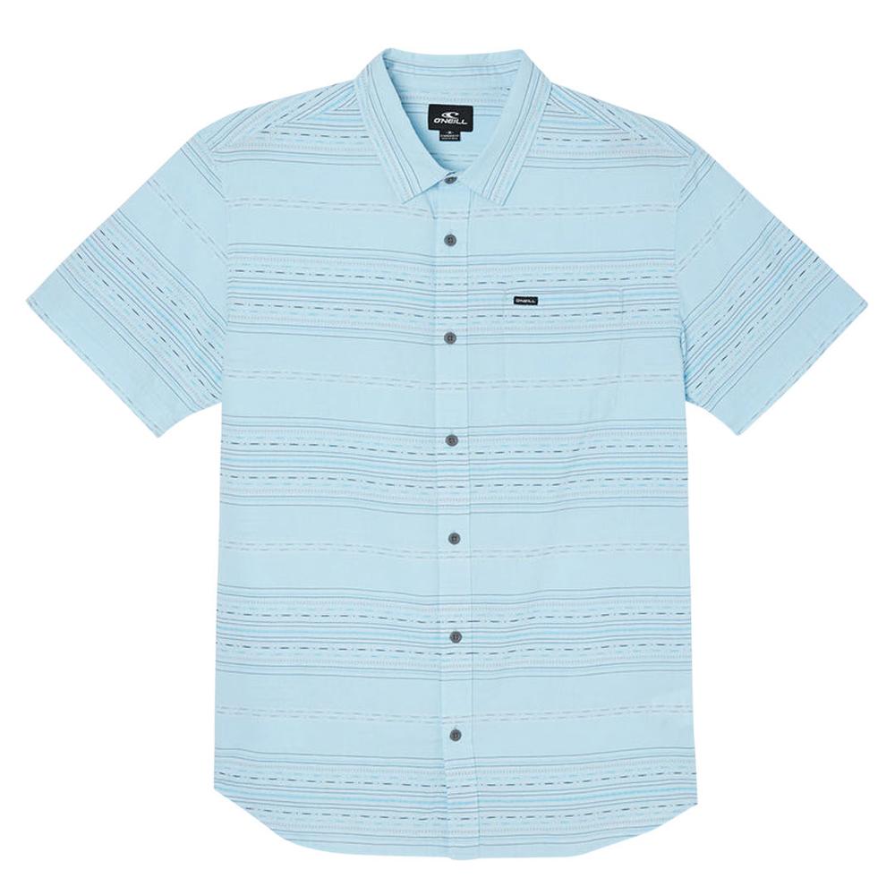O'Neill Men's Seafaring Stripe Standard Shirt SKY