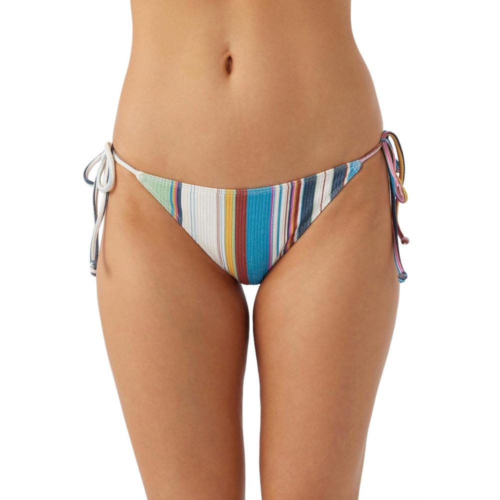 O'Neill Women's Lookout Stripe Maracas Bikini Bottom MULTICOLORED
