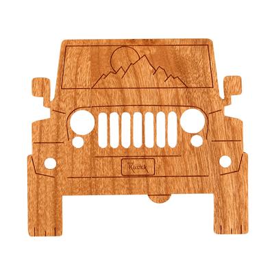 Rustek Collective Jeep Wood Sticker