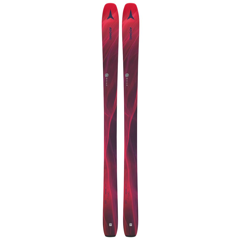 Atomic Maven 93 C Women’s All Mountain Skis 2024 MAROON/BRIGHTRED