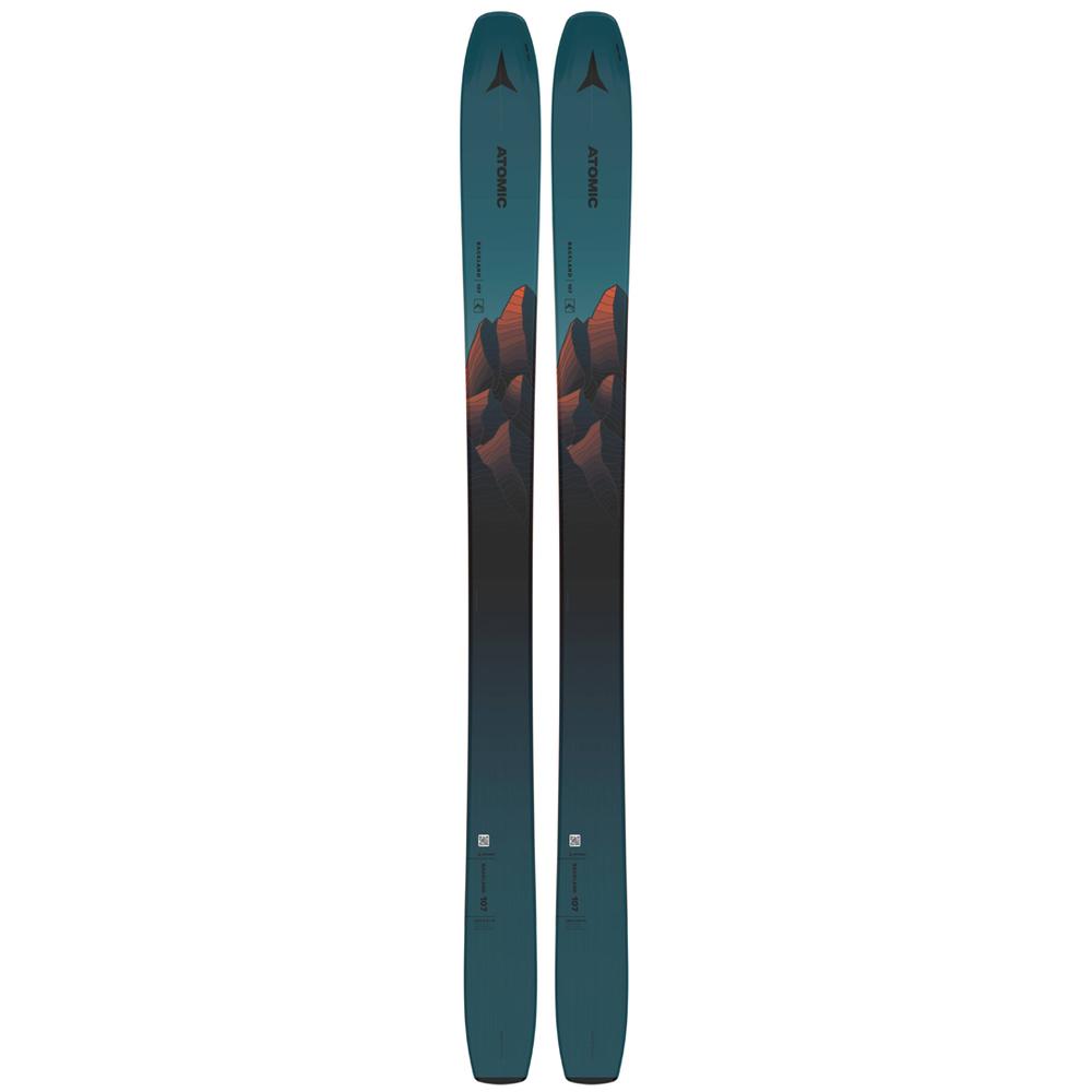 Atomic Men's Backland 107 Freeride Skis 2024 PETROL/BLACK/OR