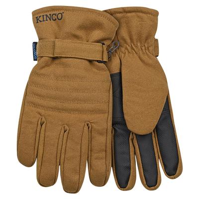 Kinco Unisex HydroFlector™ Lined Waterproof Brown Duck Ski Glove with Full Strap