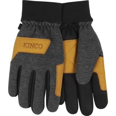 Kinco Lined Lightweight Fleece Hybrid Gloves w/ Double Palm