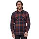 Flylow Men's Handlebar Tech Flannel Shirts NIGHT/SANDSTONE