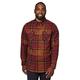 Flylow Men's Handlebar Tech Flannel Shirts REDWOOD/COPPER