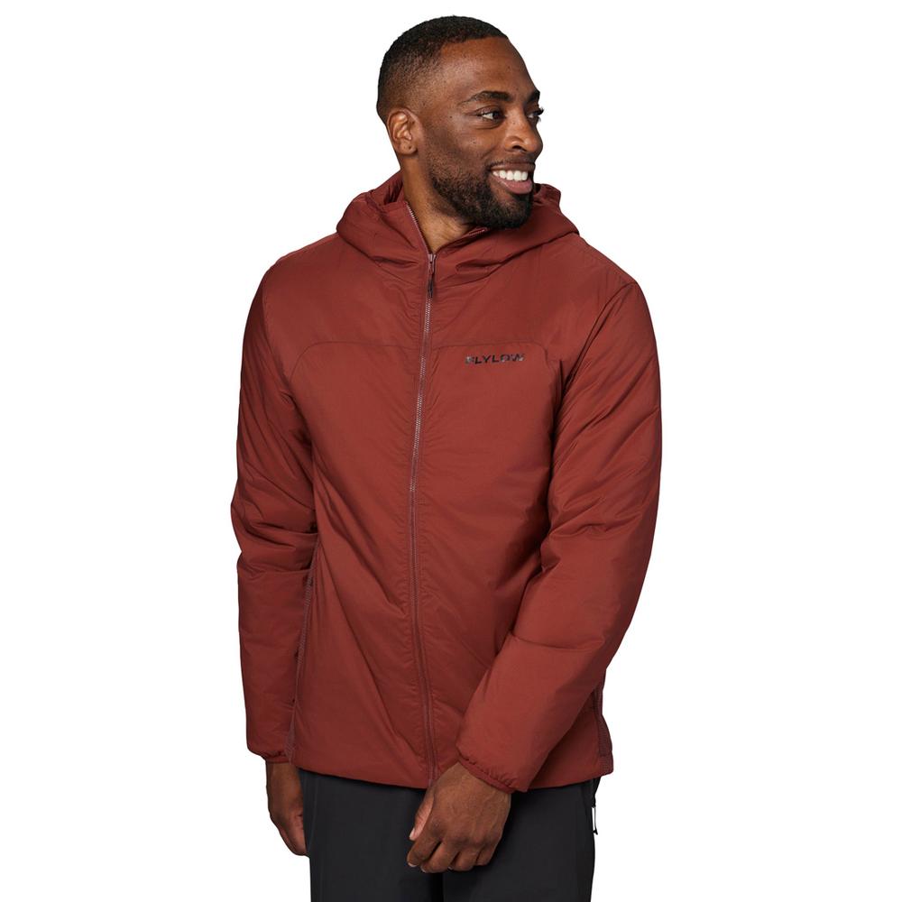 Flylow Men's Crowe Backcountry Mid-Layer Jacket REDWOOD