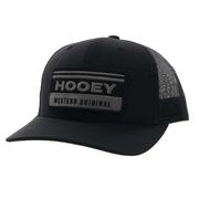 Hooey Horizon Black Hat w/ Black & Grey Patch