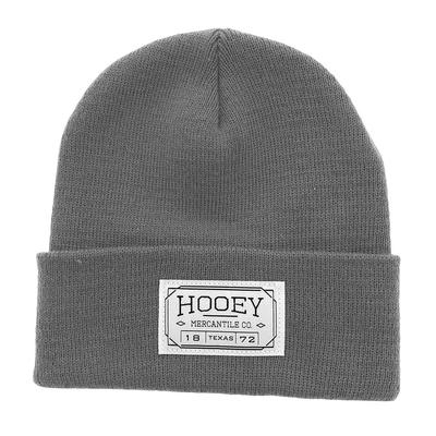 Hooey Mercantile Patch Light Grey Knitted Hat
