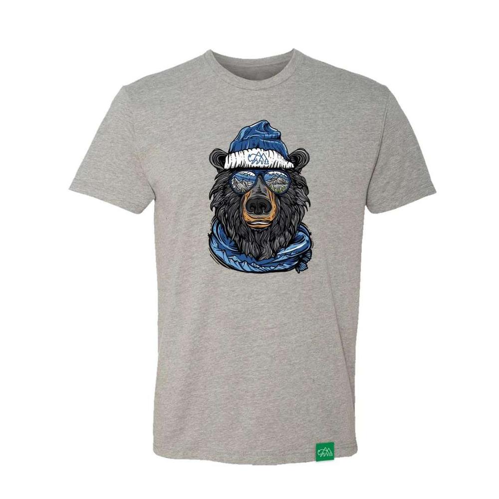  Wild Tribute Men's Miami Vice Winter Bear T- Shirt