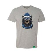 Wild Tribute Men's Miami Vice Winter Bear T-Shirt