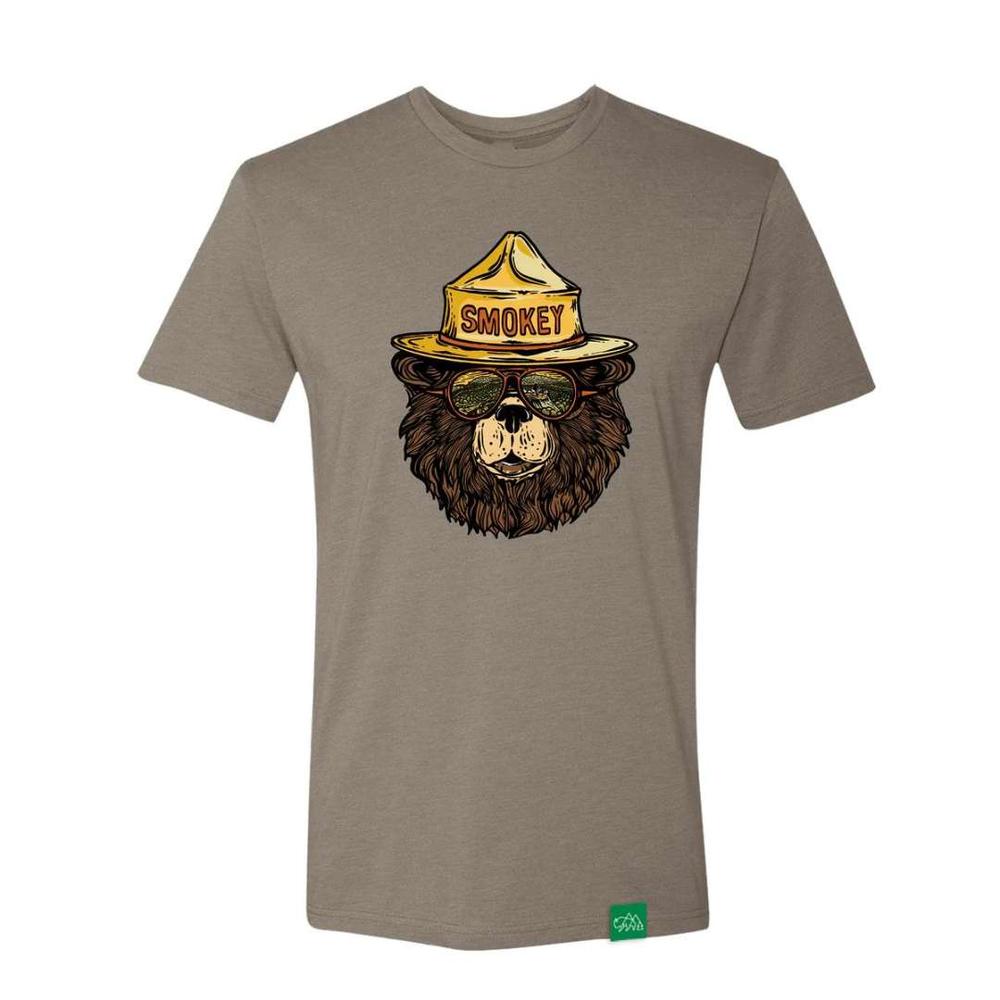  Wild Tribute Men's Smokey The Groovy Bear T- Shirt