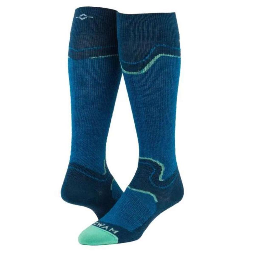 Wigwam Snow Junkie Lightweight Over-The-Calf Socks SEAPORT