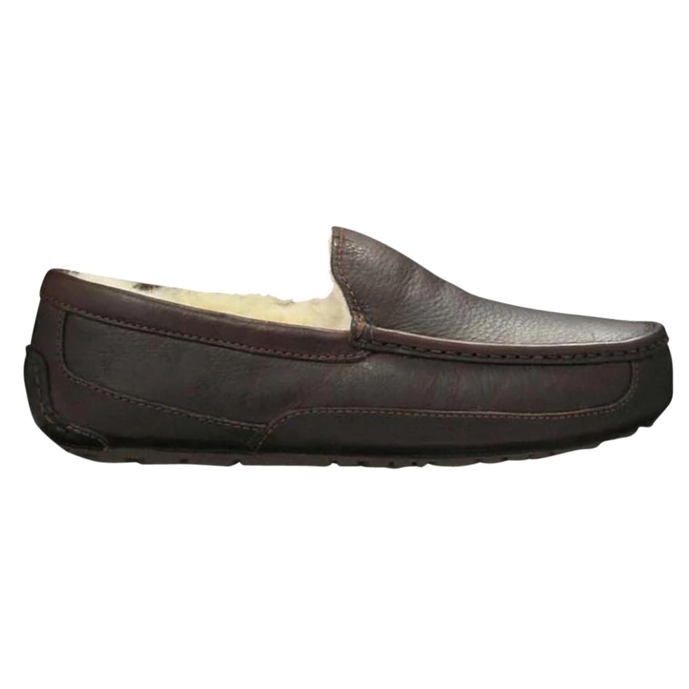 mens brown leather ugg slippers