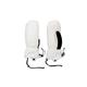 Obermeyer Leather Down Mittens WHITE