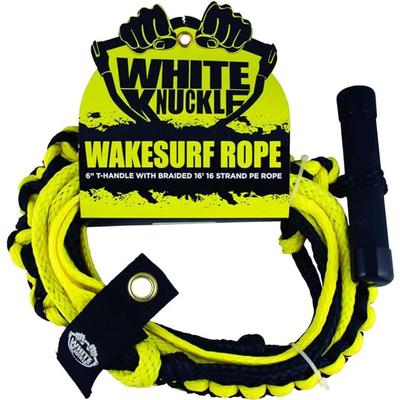 White Knuckle Wakesurfing Rope w/ T-Handle